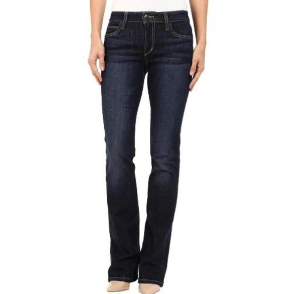 DKNY New Jeans Williamsburg Straight Skinny Low Rise Blue Denim Women Size 30x32